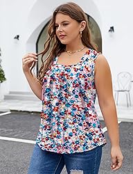 KTILG Ladies Tank Tops Loose Fit Dressy Casual