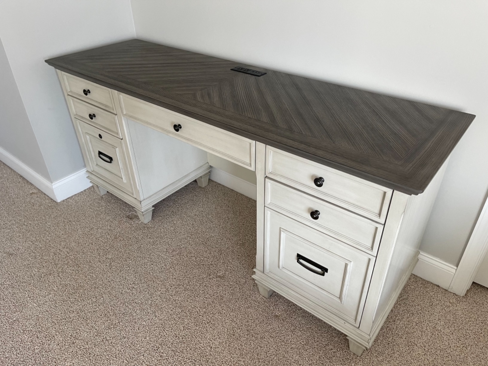 68/mo Finance Martin Furniture Hartford Credenza, Brown Fully