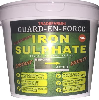 GUARD-EN-FORCE 5KG Iron Sulphate Lawn Fertiliser & Turf Hardener