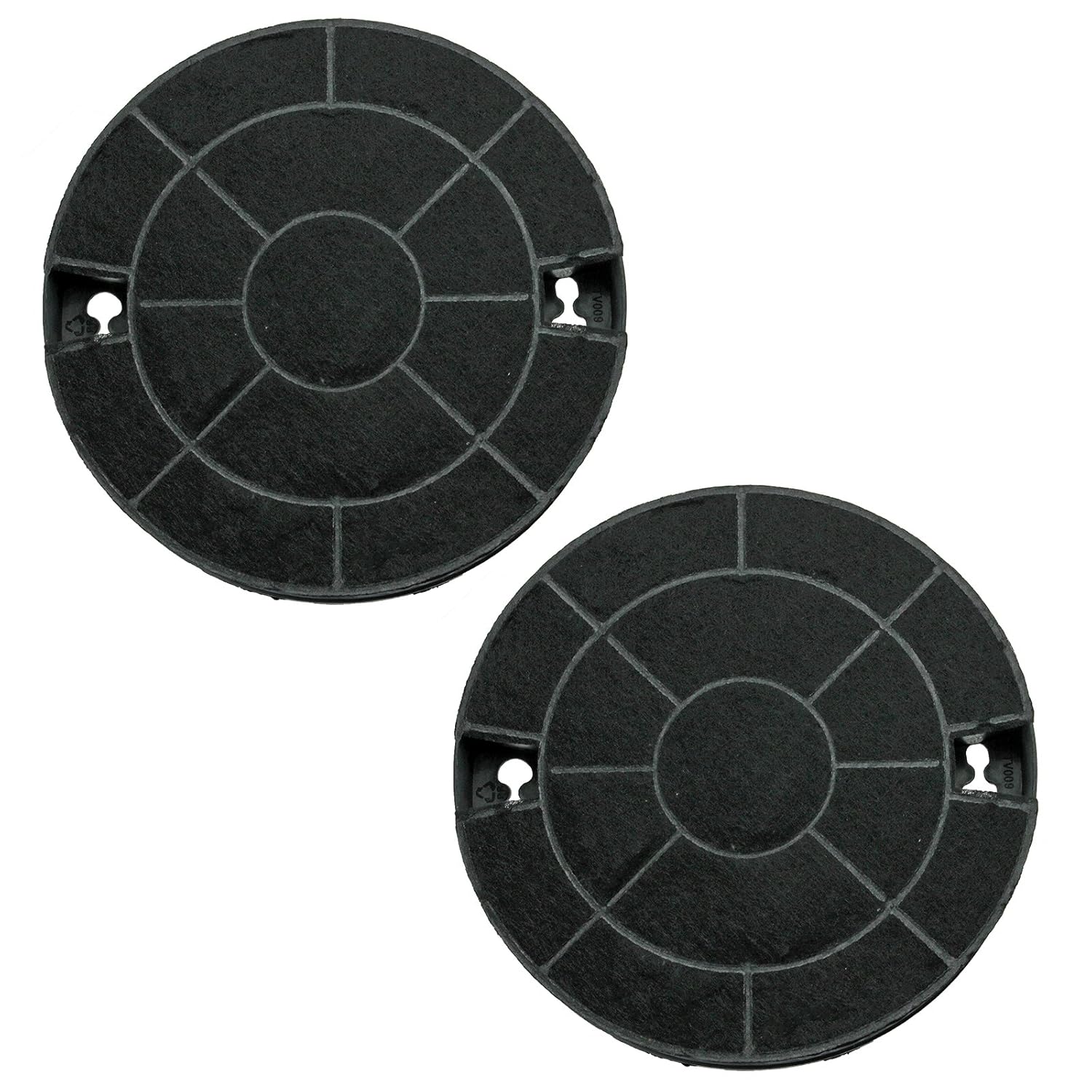 SPARES2GO Carbon Vent Extractor Filter For IKEA Cooker Hood Pack Of 2