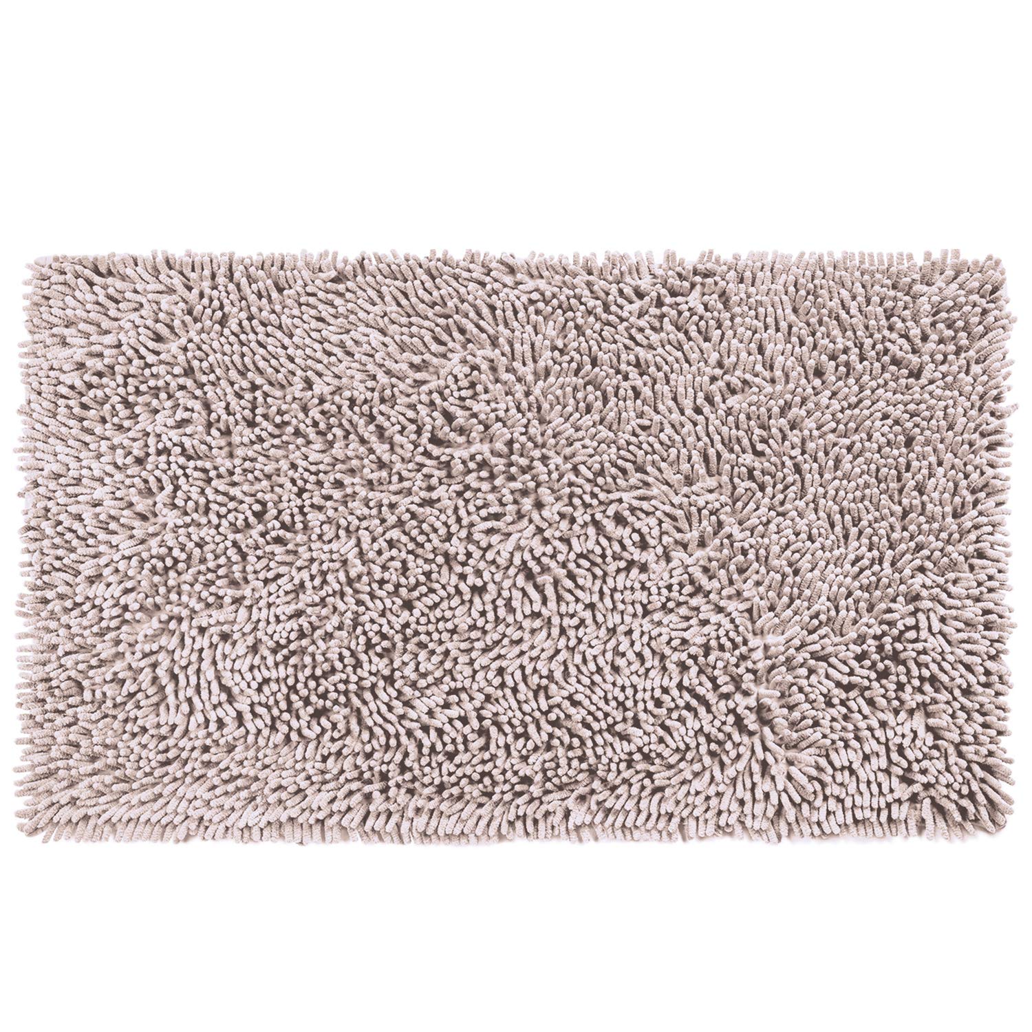 VDOMUS Soft Microfiber Shag Bath Rug, Extra Absorbent and Comfortable