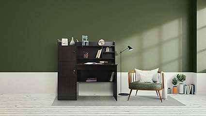 HomeTown Vento-Venus Study Table (Textured Finish, Wenge)