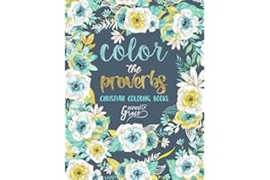 Color The Proverbs: Inspired To Grace: Christian Coloring Books