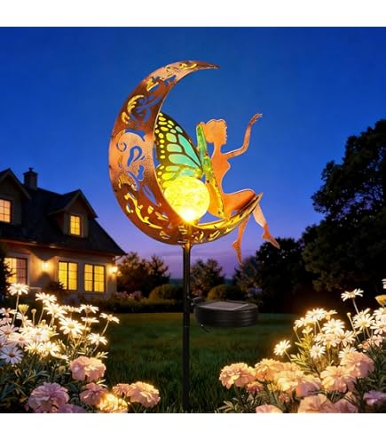 ZKLiLi Solar Fairy Hummingbird Watering Can Lights Outdoor, IP65