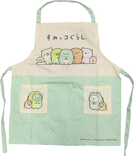 Amazon Co Jp すみっコぐらし エプロン 女の子 キッズ 綿100 子供 エプロン すみっコぐらし 015 17 110cm 服 ファッション小物