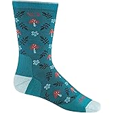 Wide Open Crew Socks for Women Merino Wool Midweight Cushioned