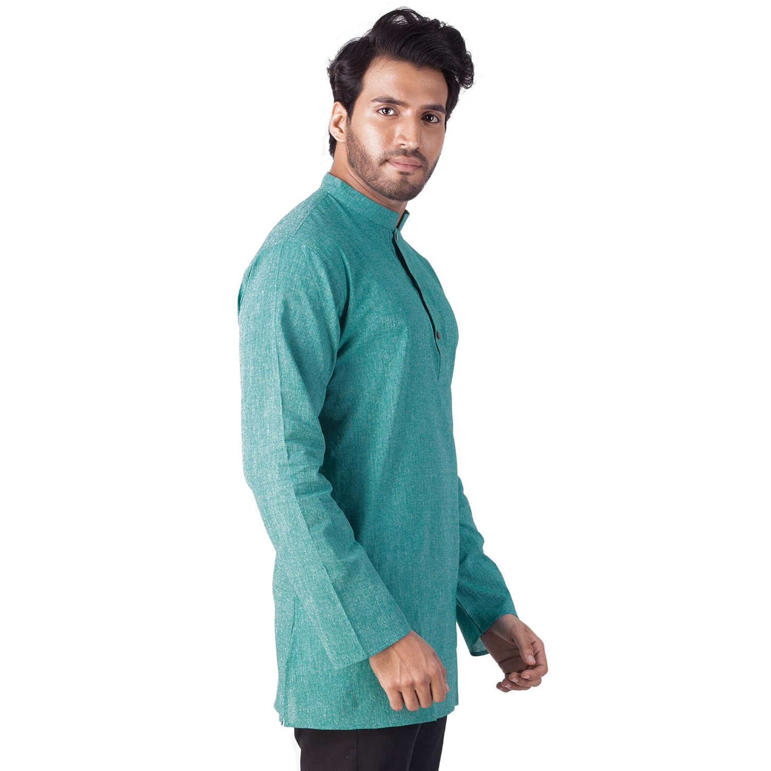 khadi cotton solid kurta