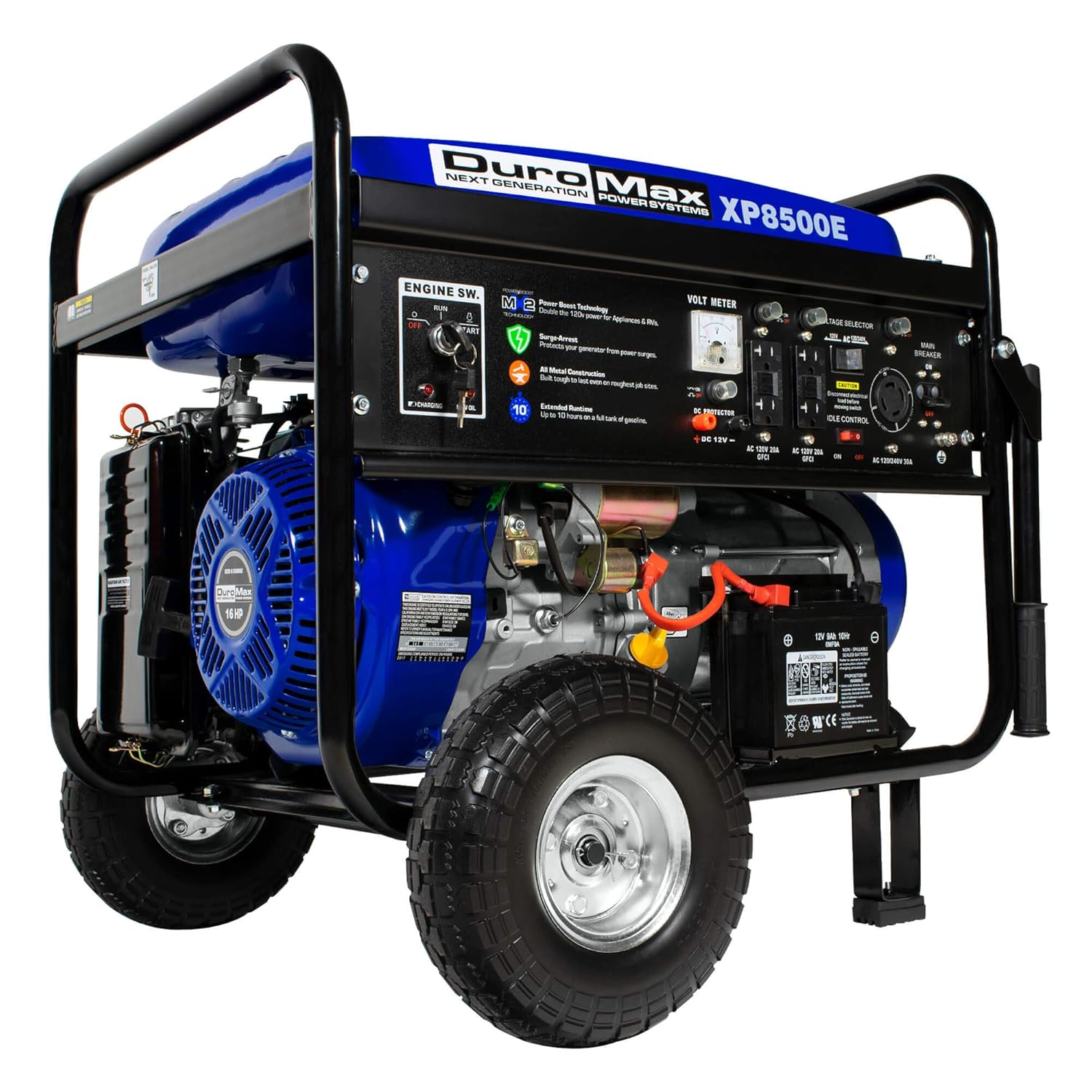 Amazon.com : DuroMax XP8500E, 7000 Running Watts/8500 Starting Watts, Gas  Powered Portable Generator : Garden & Outdoor