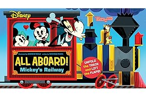 Disney All Aboard! Mickey’s Railway (An Abrams Extend-a-Book): A Board Book