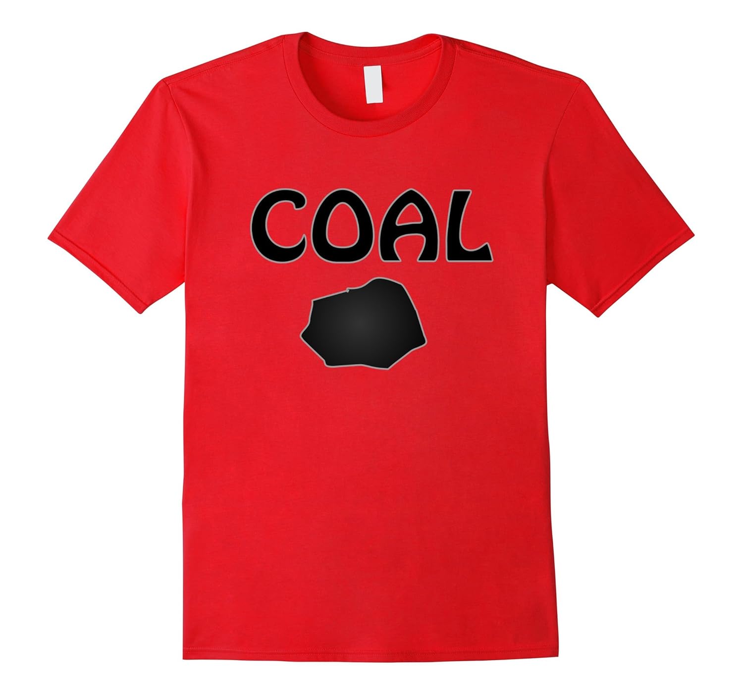 Funny Naughty or Nice Christmas Novelty lump of coal t shirt-ANZ