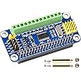 High-Precision AD HAT ADS1263 10-Channel 32-Bit ADC SPI Bus Low Noise Low Temperature Drift,for Raspberry Pi 4B/3B+/3B/2B/Zero/Zero W/Zero WH/2W and Jetson Nano