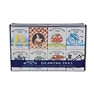 Winsor & Newton Drawing Ink Henry Collection (Pack of 8)