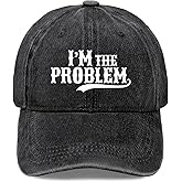 I'm The Problem Cap Country Music Hat for Men Washed Distressed Baseball Caps