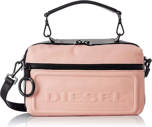 Amazon ディーゼル Diesel レディース ダブルコンパートメント ワンハンドルバッグ Xpr030 Uni ピンク H7845 Diesel ディーゼル ショルダーバッグ