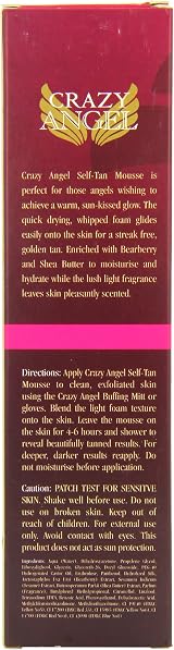 Crazy Angel Golden Delight Self-Tan Mousse Medium Glow 200ml Sun-Kissed view 3
