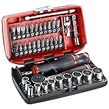 FACOM 1/4” Socket Set, 38 pcs, Nano