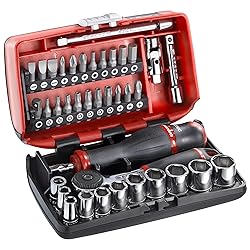 FACOM 1/4” Socket Set, 38 pcs, Nano