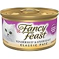 Purina Fancy Feast Tender Beef and Liver Feast Classic Grain Free Wet Cat Food Pate - (Pack of 24) 3 oz. Cans