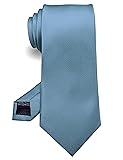 RBOCOTT Silk Dusty Blue Tie Business Wedding Formal
