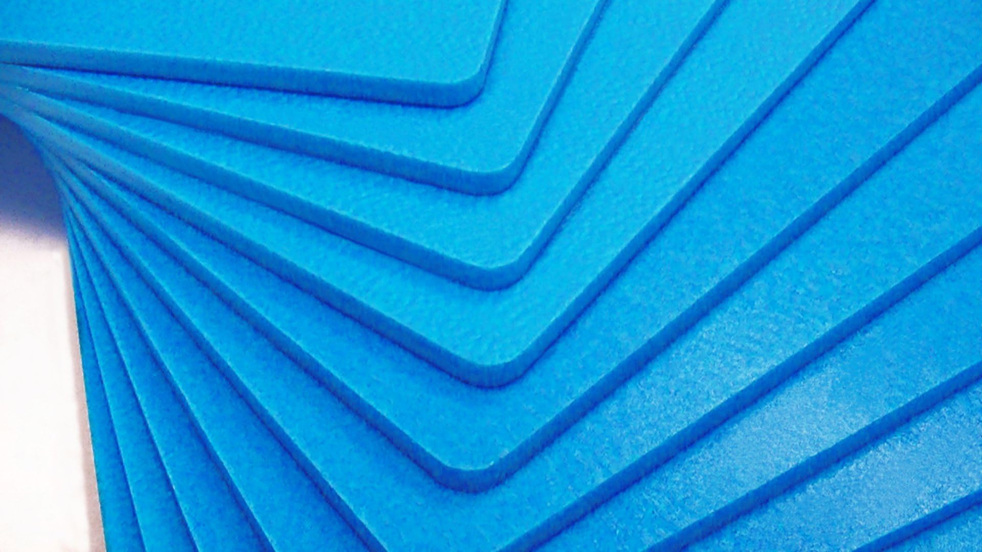 Worldcell Extrusions 3-Times Expansion Microcellular Extruded Polypropylene PP Sheet Light Large Recyclable Foam Plastic Sheet HDPE Replacement Display Painting 5 mm x 24 x 48 Inch Blue, 10/Pack