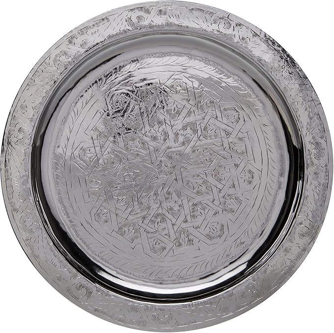 Home & Garden Oriental Moroccan Tray Serving Tray Tea