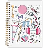AQYIP Physical Therapy Spiral Notebook, PT Physiotherapy Gifts Journaling Notebooks, Physical Therapist Gifts for Women Journal, Therapeutic Gifts Notebooks for Note Taking, 5.5x8.3 Inch