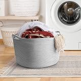 Maliton Grey Storage Basket 50x35 cm 68L Foldable Laundry Toy Organizer view 6