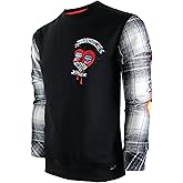 SCREENSHOT CREWNECK 3202 Mens Urban Streetwear NYC Graffiti Hip Hop Fleece Pullover Active Fashion Crew Neck Sweatshirt Top