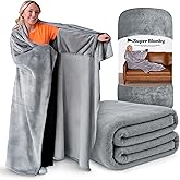 Super Blanky Wearable Blankets for Women, Adult Wearable Blanket Men, Valentine's Day Gifts for Her, Wife Birthday Gift Ideas