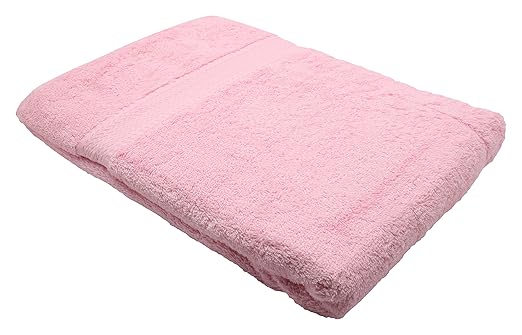 MAFATLAL Super Soft Coral Cotton BathTowel - Baby Pink Color