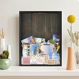 FramePro Travel Shadow Box Black 12x16 Top Loading Display Case Frame view 2