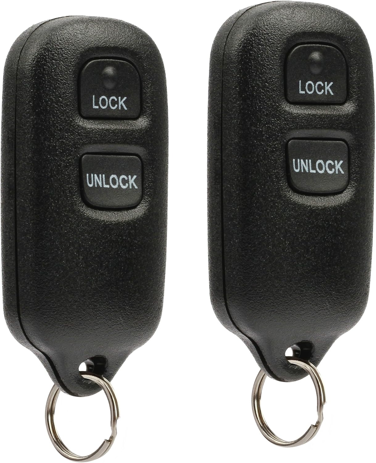 Key Fob Keyless Entry Remote fits Toyota Tundra Celica Echo FJ Cruiser Highlander Prius Rav4 Yaris/Scion xA xB (HYQ12BBX HYQ12BAN), Set of 2
