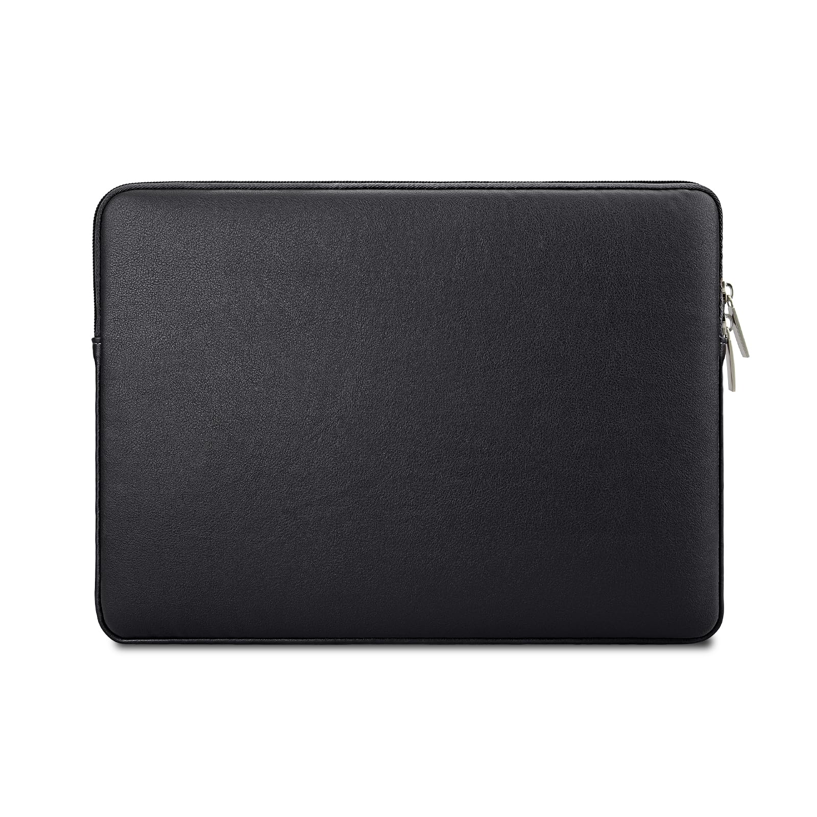 jooeer 11 Inch Laptop Sleeve Case for 11.6" Chromebook Tablet, Protective Waterproof PU Leather Cover Slim Padded Computer Bag, Black