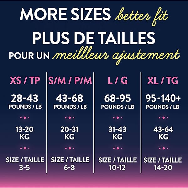 GOODNITES GOODNITES BEDWETTING UNDERWEAR FOR GIRLS, S/M, 44 CT, SIZE 4-GIRL, 44 COUNT