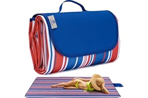 FashionLive Beach Blanket Picnic Mat Outdoor Picnic Blanket Extra Large Sand Proof Waterproof Portable Beach Chair Mat for Adult Camping Hiking Travel Park Law Grass