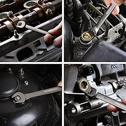 WORKPRO 8-piece Flex-Head Ratcheting Combination