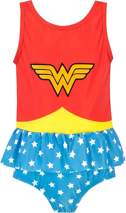 DC Comics Bañador para Niña Mujer Maravilla Wonder Woman: Amazon.es