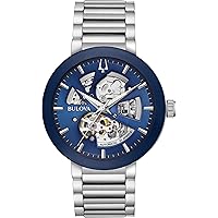 Bulova Orologio Automatico Uomo 96A208 – Cassa 42mm In Acciaio, Quadro Multicolore, Cinturino In Acciaio - 3
