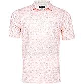 Greg Norman ML75 Equinox Stretch Melon Haze Shirt Men L