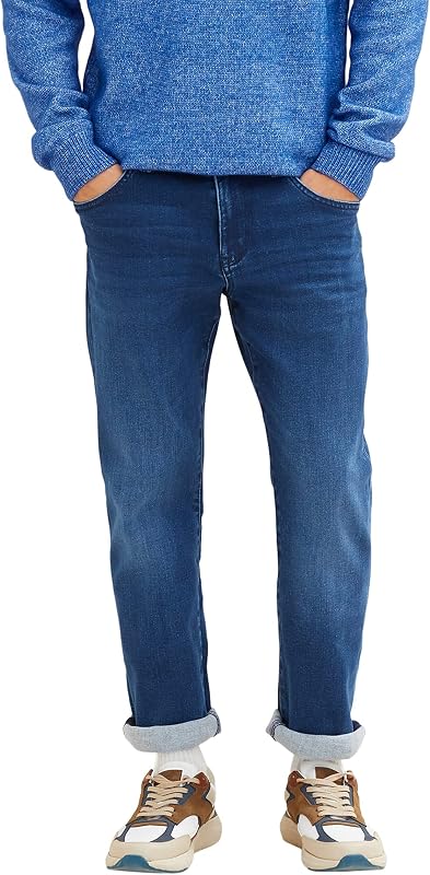 Josh Regular Slim Vaqueros para Hombre, 10119 Used Mid Stone Blue Denim, 36W x 32L