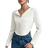 Blooming Jelly Womens Going Out Tops Long Sleeve Crop Tops Ribbed Knit Cute Sexy Y2k T Shirt