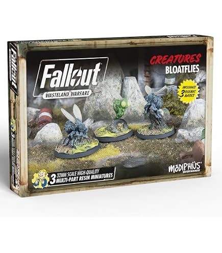 Fallout Wasteland Warfare - Mirelurk Hatchlings + Œufs - Figurines Résine 32 Mm - 6 Pièces - Non Peintes - Nécessite Enclave Wave Card