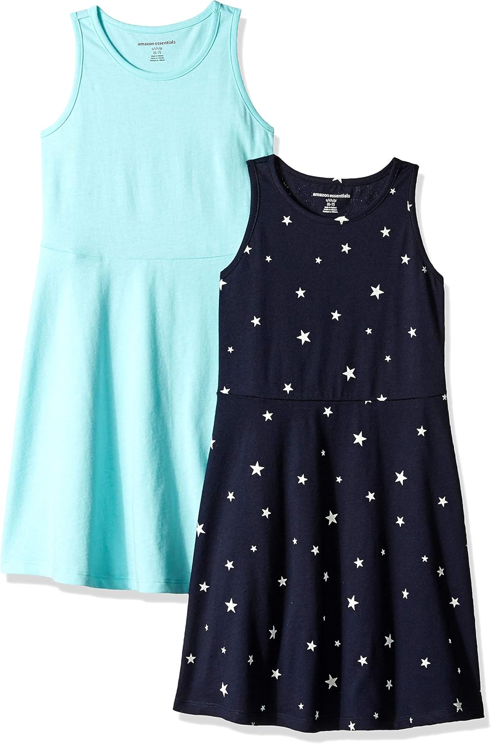 Amazon Essentials Girl's 2-Pack Tank Dress
