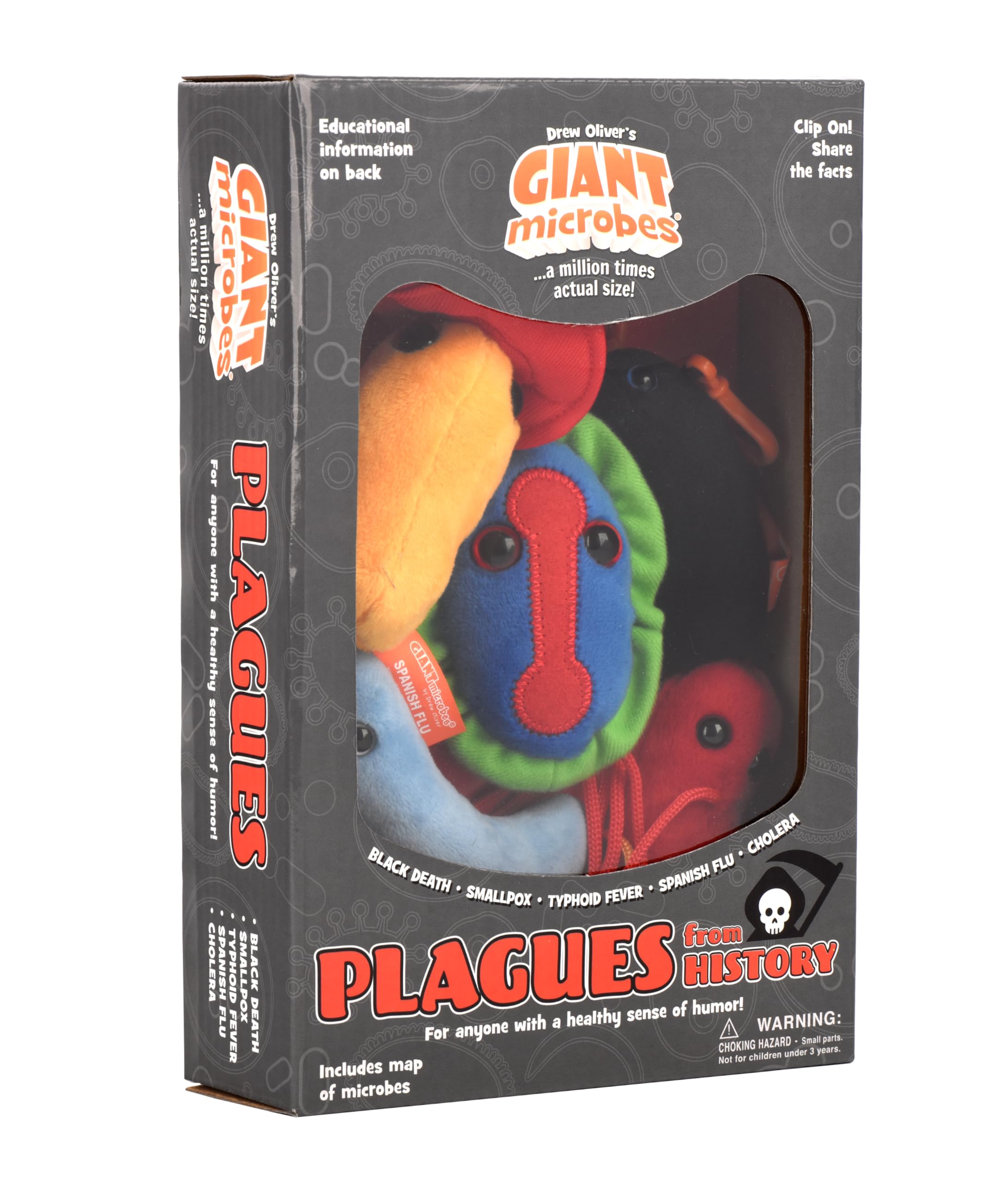 GIANTmicrobes Themed Gift Box - Plagues From History
