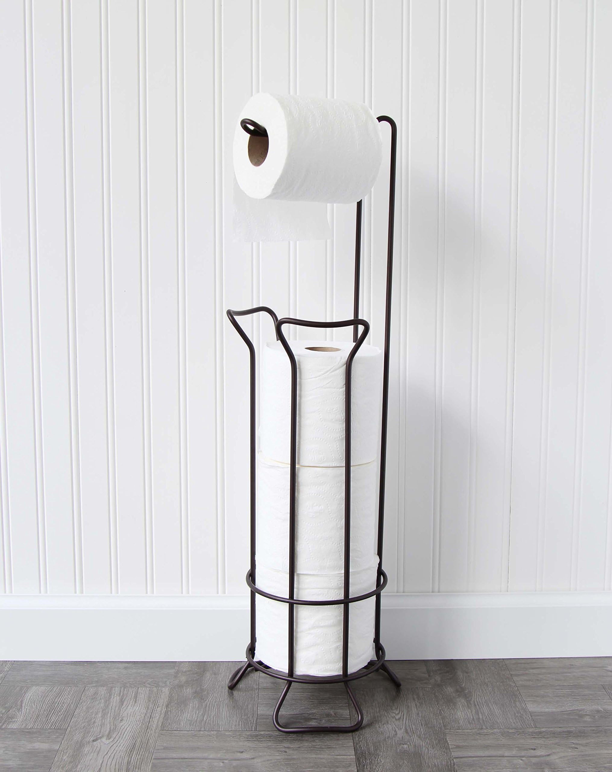 Inspired Living Reserve Stand toilet-paper-holders, Tower Warwick Ii, BRONZE
