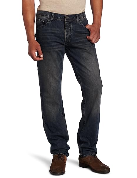 Calvin Klein Jeans Men's Slim Straight, Dark Wash, 32x32 at Amazon Menâs Clothing store