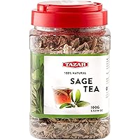 Tazah Natural Sage Tea 3.5 Oz / 100 Gr