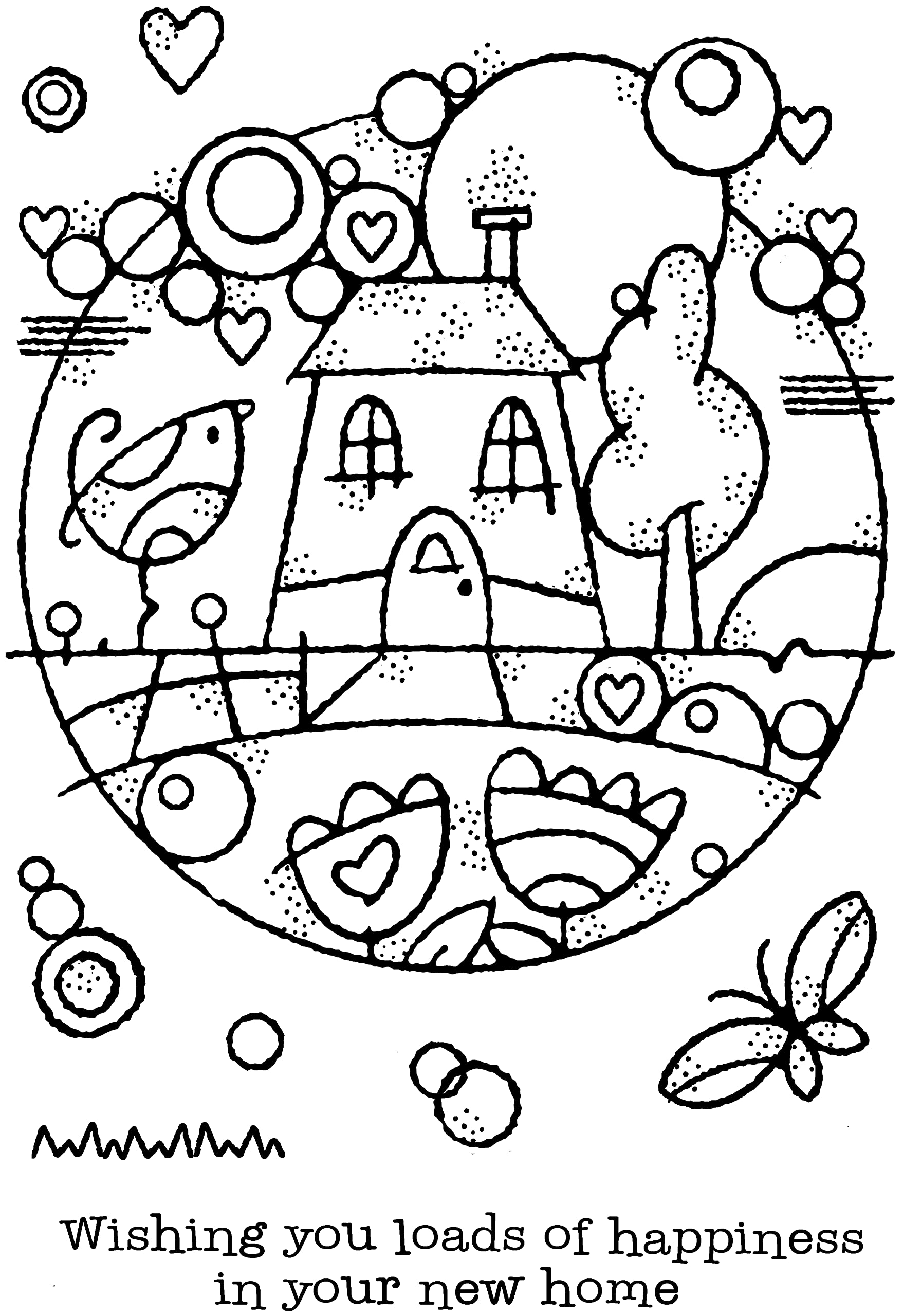 Francoise Collection - Dream Home - Clear Stamp