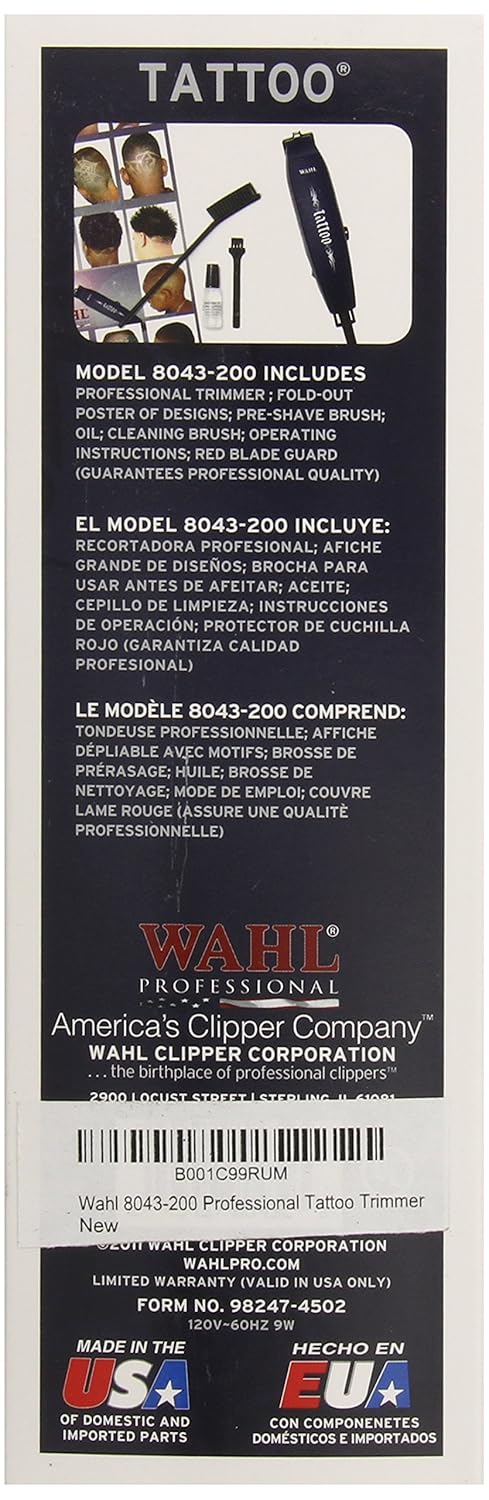 wahl tattoo trimmer review