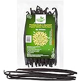 30 Natural Tahitian Grade A Vanilla Beans Premium Gourmet Whole Pods for Home Baking, Cooking, & Extract Making – 5" - by VAN